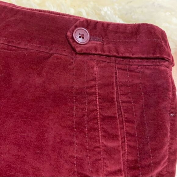 American Eagle maroon velvet chino style skirt - Picture 5 of 8